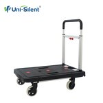 Heavy Duty Aluminium Hand Trolley Supplier - Uni-Silent 150kgs 4 Wheels Foldable Portable