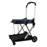 Foldable Grocery Cart Manufacturer - Uni-Silent Four-Wheel Mobile OEM Customizable Shopping Trolley