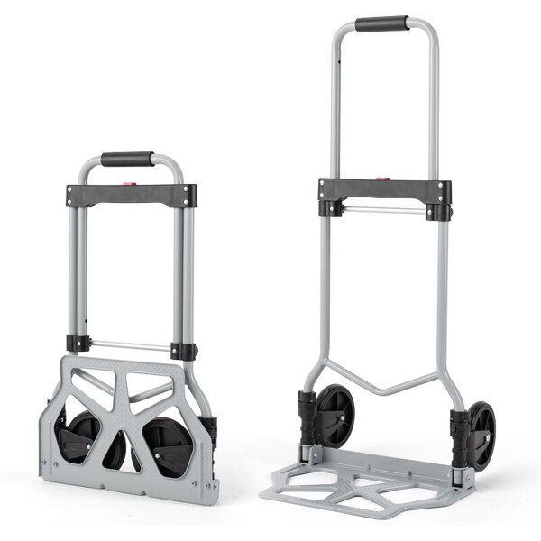 Foldable Aluminum Cart Manufacturer - Uni-Silent 80kgs Lightweight Folding Hand Trolley Cart