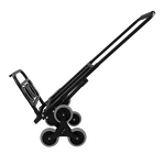 Hand Cart Folding Trolley Manufacturer - Uni-Silent 150kg Warehouse Foldable Climbing Luggage