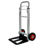 Customized Aluminum Portable Trolley Factory - Uni-Silent 90kgs Foldable Telescopic Handle Wheels