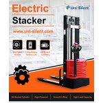 Electric Pallet Stacker Supplier - Uni-Silent 2 Ton 4.5M Auto Self Load Full Electric Walkie