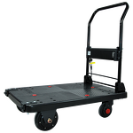 Electric Plastic Platform Truck Supplier - Uni-Silent 300kgs Heavy Duty Electrical Folding