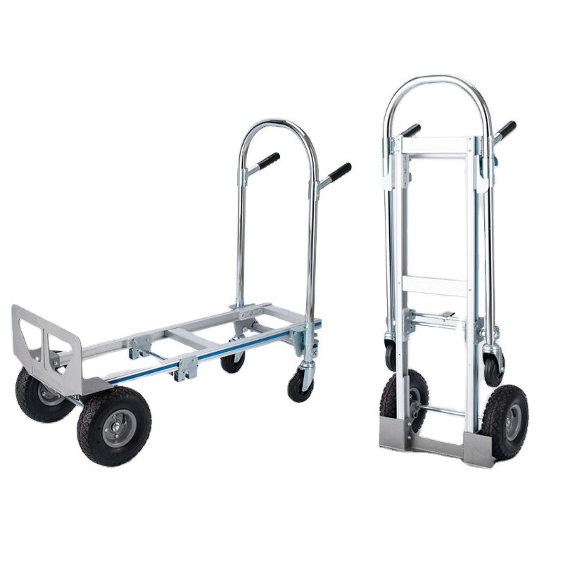 Folding Platform Hand Wagon Factory - Uni-Silent 250kg Heavy Duty 2-in-1 Truck Industrial Steel