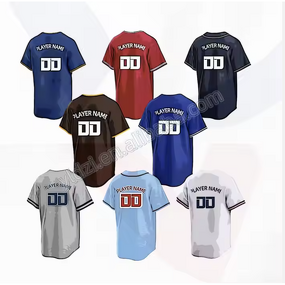 Custom Baseball Jersey Supplier - Hot Sale Embroidered Best Quality #17 #99 #3 #51