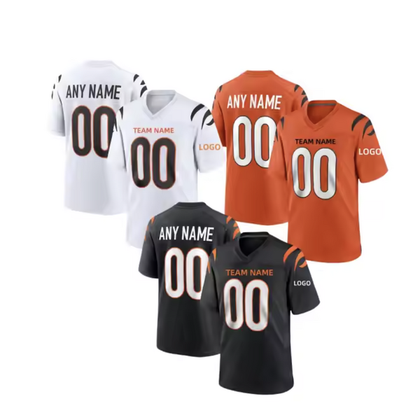 American Football Jersey Factory - New Hot Selling Plus Size #9 #1 #94 Unisex Black