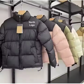 Unisex Puffy Jacket Manufacturer - 2025 New Designer North Brands High-End Face