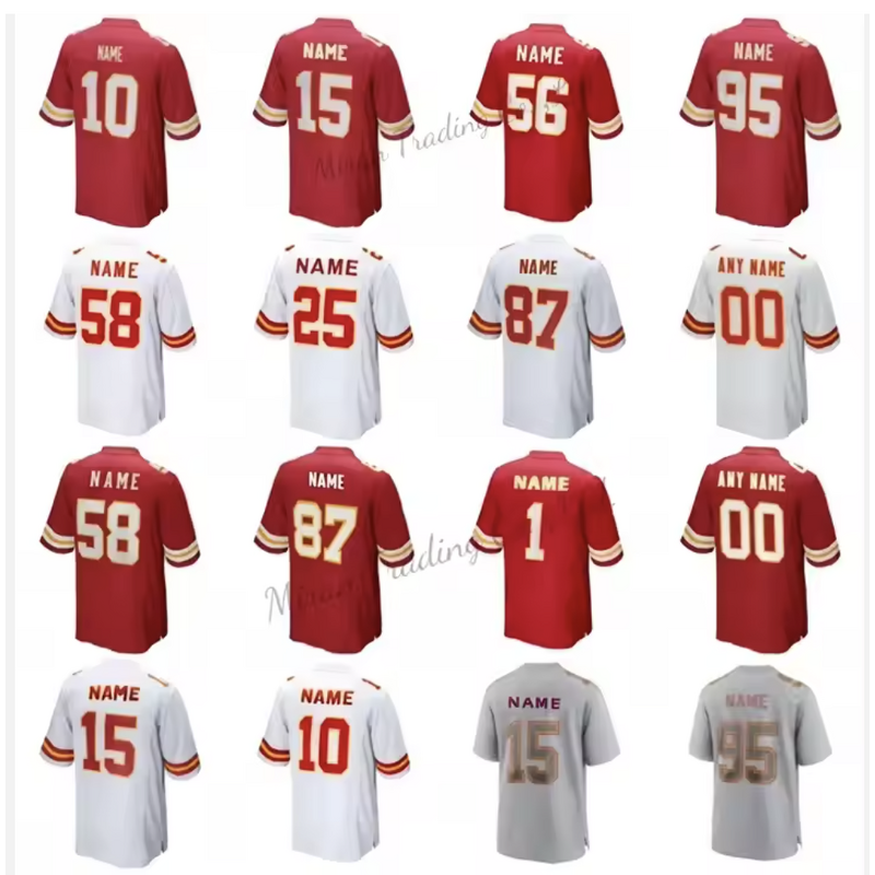 Men's American Football Jersey Supplier - 25 Wholesale Best Quality New Teams #87 #15