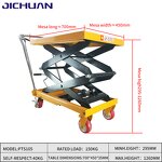 Hydraulic Scissor Lift Table Supplier - AGV Forklift Scissor Lift Table Platform Car Mobile
