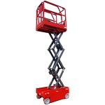 Scissor Lift Small Elevator Supplier - High Altitude Smooth Lifting Four Supporting Legs Traction Mobile