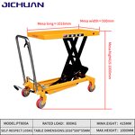 Full Electric Scissor Lift Supplier - JICHUAN China Hot Sale 4-Person 0.3m Ground Clearance