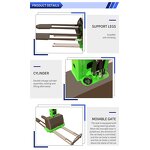 Self-lifter Semi-electric Pallet Stacker Factory - New Design Cheap with AWD Solid Tires Electric Side