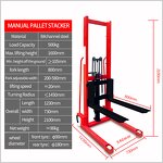 Hydraulic Hand Stacker Truck Factory - JICHUAN 1 TON 2 TON New 1 Year Warranty Jiangsu