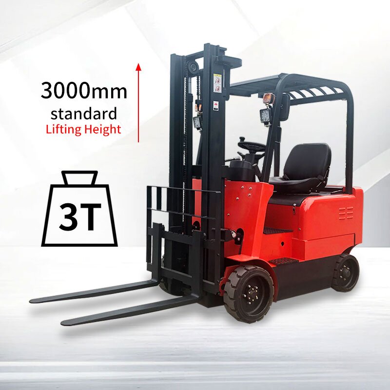 Electric Forklift Manufacturer - JICHUAN 2 Ton Full Electric 4-Wheel AWD Solid Tires