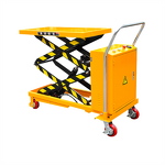 Semi-electric Lifting Table Factory - JICHUAN Brand 300kg 500kg Battery Lifting Table