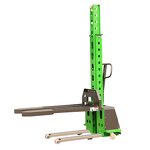 Electric Car Lifter Supplier - Mini Hand Stacker Semi Electric Self-lifting 850/1150mm Fork