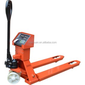Hydraulic Hand Pallet Scale Supplier - Manual Weighing Hand Pallet Truck Scales