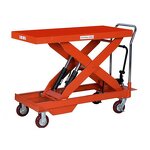 Hydraulic Scissors Lift Platform Factory - Jichuan Hand Operated Manual Lift Tables 910x500x52mm Jiangsu