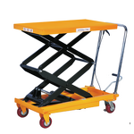 Hydraulic Scissors Lift Platform Factory - Jichuan Hand Operated Manual Lift Tables 910x500x52mm Jiangsu