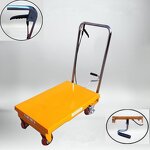 Small Mobile Hydraulic Scissor Lift Factory - Jichuan Mini Platform 910x500x52mm 40kg