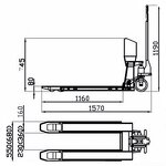 Hand Pallet Truck with Scale Supplier - Chinese 1 Ton Factory Directly Sale Manual Pallet Scale