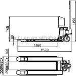 Electronic Portable Truck Scale Factory - 2ton 2.5ton 3ton for Sale Pallet Truck with Scale