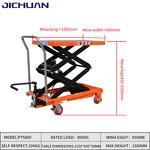 Full Electric Scissor Lift Supplier - JICHUAN China Hot Sale 4-Person 0.3m Ground Clearance