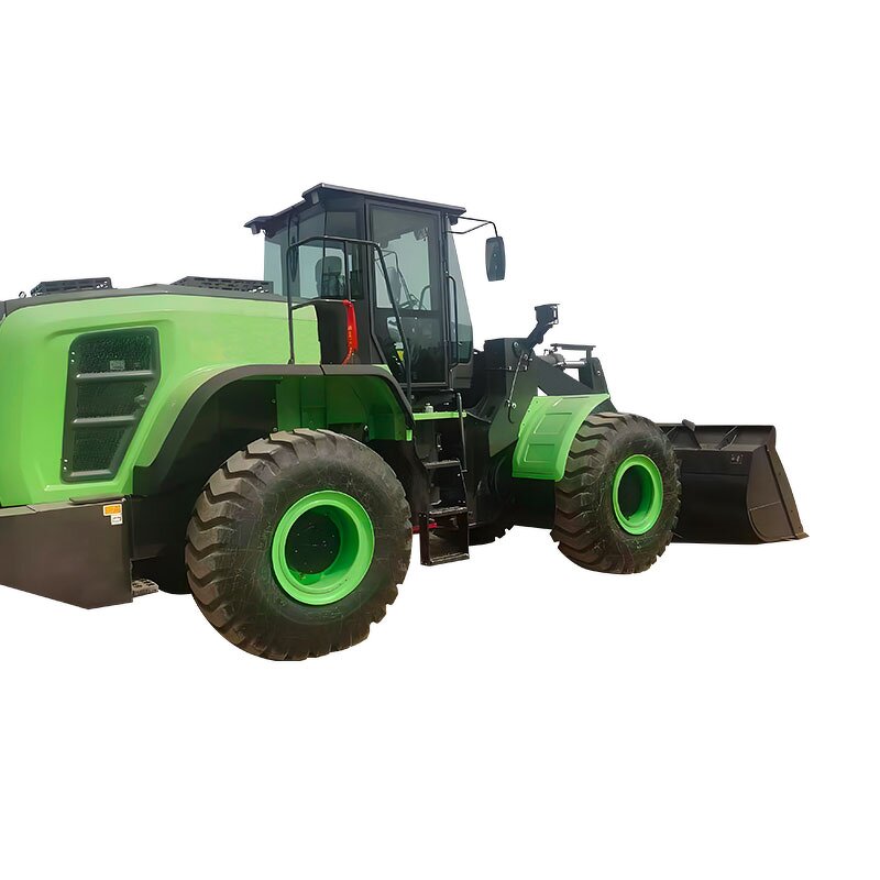 Electric Wheel Loader Factory - 5TON Lithium Battery with Air Conditioning Front-end