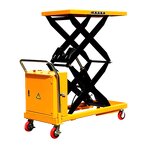 Semi-electric Lifting Table Factory - JICHUAN Brand 300kg 500kg Battery Lifting Table