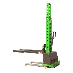 Semi Electric Retractable Lifting Stacker Factory - 700kg Self Loading Stacker 1100mm