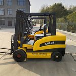 4 Wheel Electric Forklift Factory - Large Wheel Full Electric Pallet Four Big Tyres