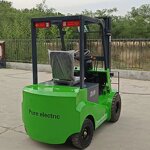 Electric Forklift Supplier - JICHUAN 2ton 3ton Four Big Solid Tires 3380mm Fork Length