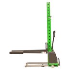 Electric Car Lifter Supplier - Mini Hand Stacker Semi Electric Self-lifting 850/1150mm Fork