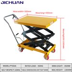 Full Electric Scissor Lift Supplier - JICHUAN China Hot Sale 4-Person 0.3m Ground Clearance