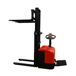Electric Pallet Stacker Supplier - Full Electric with Solid Tires 1000mm Fork 680mm Width