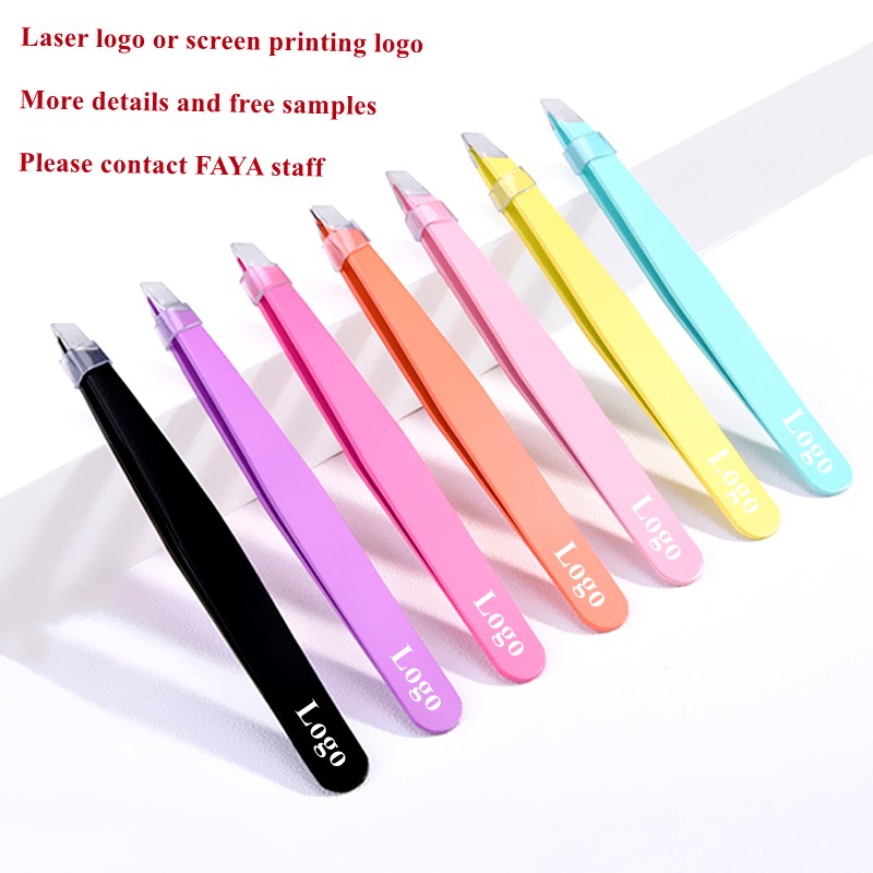 Eyebrow Tweezers Factory - Super Grip 1.5mm Stainless Steel Slanted