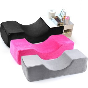 Lash Pillow Manufacturer - Pink Black Memory Foam Vacuum Compression