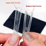 Dual Nail Forms Manufacturer - Custom 240 Pcs 15 Sizes Sandwich Tips