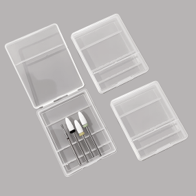 Nail Drill Case Manufacturer - Custom 6 Pcs Bit Holder Storage Box