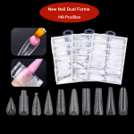 Nail Forms Factory - OEM 140 Pcs Large Number French Plastic Tips