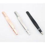 Eyebrow Tweezers Manufacturer - Custom Black Gold Rose Gold Metal Comb