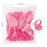 Glue Rings Manufacturer - Hot Pink Heart Plastic Lash Extension Tool