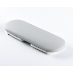 Nail Arm Rest Manufacturer - Japanese Foldable Leather Hand Pillow Grey