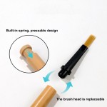 Nail Brush Factory - OEM 12 Pcs Round Replaceable Applicator Brush