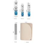 Nail Clippers Set Manufacturer - Custom 4 Pcs Ice Design Pink Steel