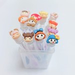 Spoolie Brushes Factory - Custom Diamond Flower Butterfly Wand Tube