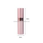 Travel Perfume Atomizer Supplier - 8ml Pocket Sized Aluminum Refillable Rotation Twist