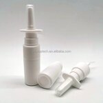 Nasal Spray Bottles Supplier - 5ml HDPE Solid White Black Empty Mist Spray with Pump