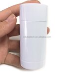 Deodorant Tube Supplier - 75ml-75g Round Twist up Black White Clear Empty Plastic