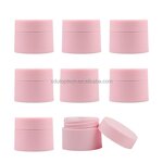 Plastic Cream Jar Manufacturer - Wholesale Solid Frosted pink Black White Blue 10g-50g